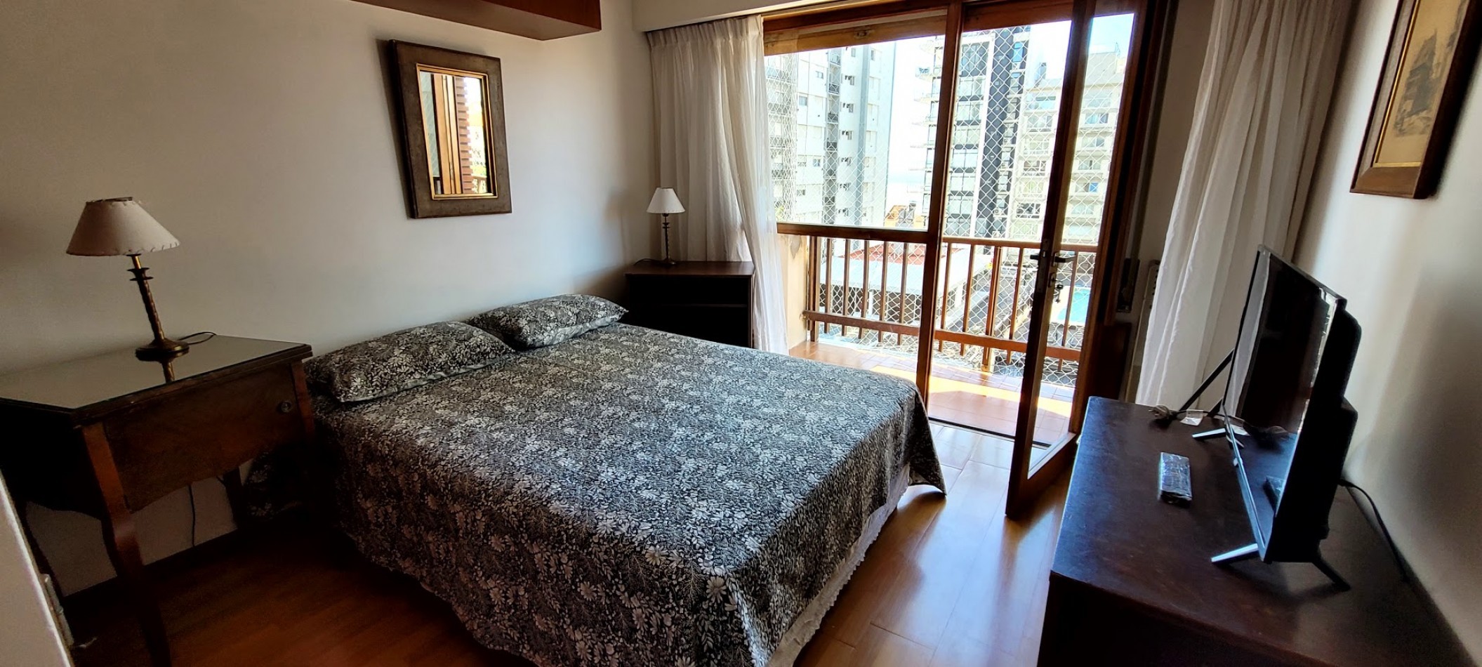 alquiler departamento de dos ambientes vista parcial al mar 