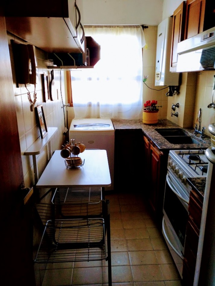 alquiler departamento de dos ambientes vista parcial al mar 