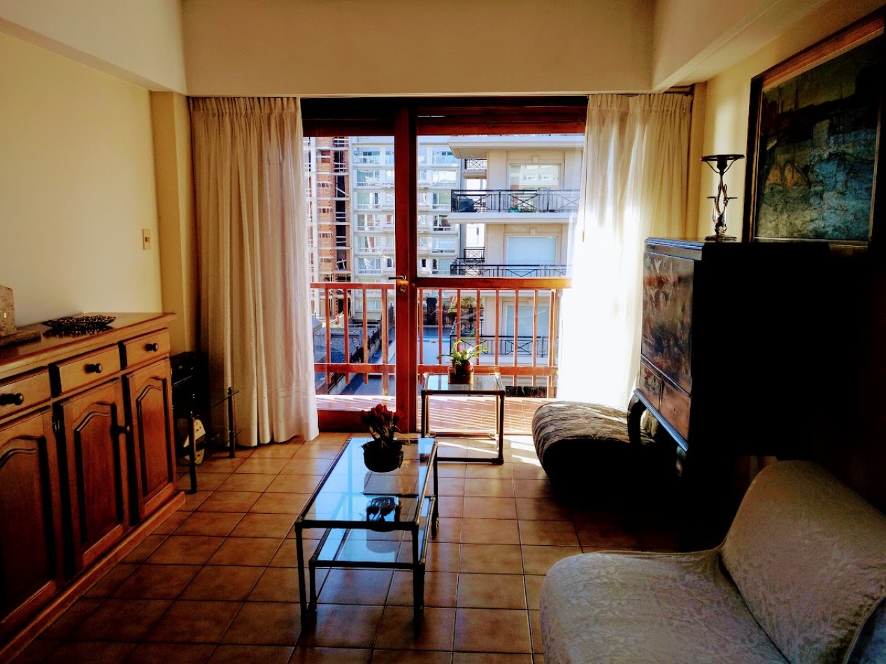 alquiler departamento de dos ambientes vista parcial al mar 