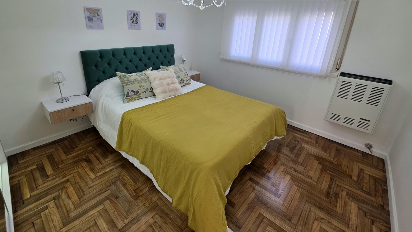 venta de departamento de dos ambientes con dependencia , balcon y vista lateral al mar 