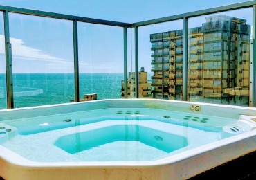 Alquiler departamento semipiso de tres amb en zona stella maris edificio con amenities verano 2027